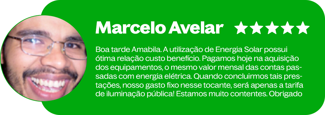 Depoimento Cliente Marcelo Avelar SS Trevo Energia Renovaveis